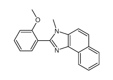 2-(2-methoxyphenyl)-3-methylbenzo[e]benzimidazole结构式