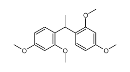 1-[1-(2,4-dimethoxyphenyl)ethyl]-2,4-dimethoxybenzene结构式
