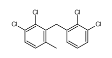 单甲基四氯二苯基甲烷结构式
