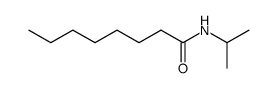 Octanamide, N-(1-Methylethyl)-结构式