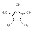 1H-Pyrrole,1,2,3,4,5-pentamethyl-结构式