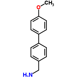 1-(4'-Methoxy-4-biphenylyl)methanamine Structure