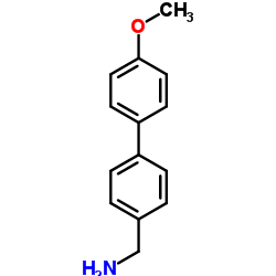 1-(4'-Methoxy-4-biphenylyl)methanamine structure