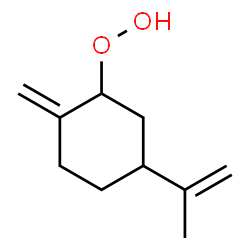 p-menthadienhydroperoxide,(Z)-p-mentha-1,8-dien-2-hydroperoxide Structure