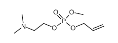 methyl allyl 2-(dimethylamino)ethyl phosphate结构式