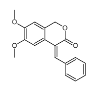 6,7-Dimethoxy-4-[1-phenyl-meth-(Z)-ylidene]-isochroman-3-one Structure