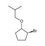 trans-1-Brom-2-i-butoxycyclopentan Structure