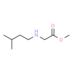 Glycine, N-(3-methylbutyl)-, methyl ester (9CI) structure