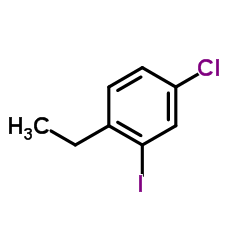 4-Chloro-1-ethyl-2-iodobenzene结构式