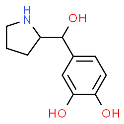 1,2-Benzenediol, 4-(hydroxy-2-pyrrolidinylmethyl)-, (R*,S*)- (9CI)结构式