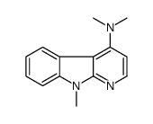 9H-Pyrido[2,3-b]indol-4-amine,N,N,9-trimethyl-(9CI) structure