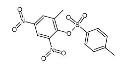 2,4-dinitro-6-methylphenyl p-toluenesulfonate结构式