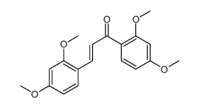 1,3-bis(2,4-dimethoxyphenyl)prop-2-en-1-one Structure