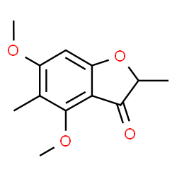 3(2)-Benzofuranone,4,6-dimethoxy-2,5-dimethyl-(4CI)结构式