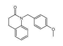1-[(4-methoxyphenyl)methyl]-3,4-dihydroquinolin-2-one Structure