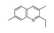 2-ethyl-3,7-dimethylquinoline结构式