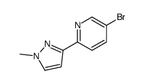 5-Bromo-2-(1-Methyl-1H-pyrazol-3-yl)pyridine Structure