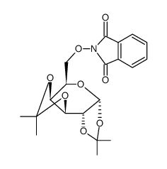 6-O-phthalimido-1,2:3,4-di-O-isopropylidene-α-D-galactopyranose结构式