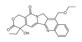 7-Ethoxymethylcamptothecin结构式