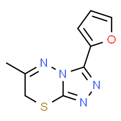 3-(2-Furyl)-6-methyl-7H-[1,2,4]triazolo[3,4-b][1,3,4]thiadiazine Structure