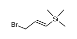 ((E)-3-bromopropenyl)-trimethylsilane结构式