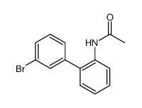 N-(3'-bromo-biphenyl-2-yl)-acetamide结构式