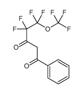 4,4,5,5-tetrafluoro-1-phenyl-5-(trifluoromethoxy)pentane-1,3-dione结构式