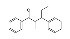 2-methyl-1,3-diphenyl-pentan-1-one Structure