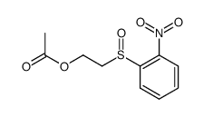 1-acetoxy-2-(2-nitro-benzenesulfinyl)-ethane Structure