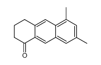 5,7-dimethyl-3,4-dihydro-2H-anthracen-1-one结构式