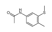 acetic acid-(4-methyl-3-methylsulfanyl-anilide)结构式