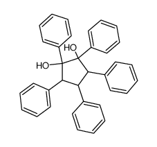 1,2,3,4,5-pentaphenyl-cyclopentane-1,2-diol Structure