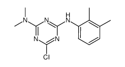 6-Chloro-N-(2,3-dimethyl-phenyl)-N',N'-dimethyl-[1,3,5]triazine-2,4-diamine Structure