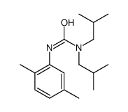 3-(2,5-dimethylphenyl)-1,1-bis(2-methylpropyl)urea结构式