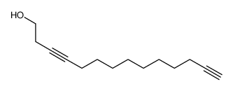 3,13-tetradecadiyn-1-ol Structure