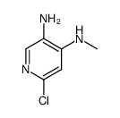 6-chloro-N4-methylpyridine-3,4-diamine结构式