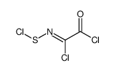 2-chloro-2-(chlorothioimino)acetyl chloride Structure