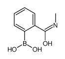 2-(甲基氨基甲酰基)苯硼酸结构式