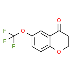 6-(trifluoromethoxy)chroman-4-one structure