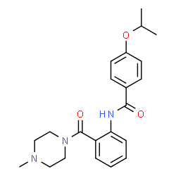 4-Isopropoxy-N-{2-[(4-methyl-1-piperazinyl)carbonyl]phenyl}benzamide picture