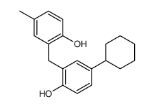 2-[(5-cyclohexyl-2-hydroxyphenyl)methyl]-4-methylphenol Structure