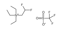 2,2-DIFLUOROETHYL TRIETHYLAMMONIUM TRIFLATE结构式
