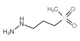 (3-methylsulfonyl-propyl)-hydrazine structure