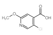 5-Chloro-2-methoxyisonicotinic acid Structure