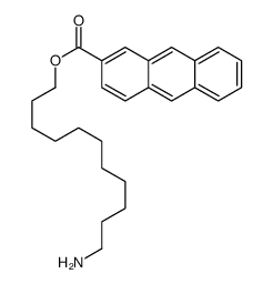 11-aminoundecyl anthracene-2-carboxylate结构式