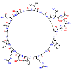 Atriopeptin I (rat) Structure