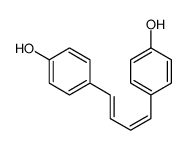 4-[4-(4-hydroxyphenyl)buta-1,3-dienyl]phenol Structure