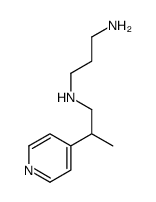 N'-(2-pyridin-4-ylpropyl)propane-1,3-diamine Structure