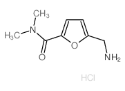 5-(aminomethyl)-N,N-dimethyl-2-furamide(SALTDATA: HCl) Structure