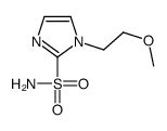 1-(2-methoxyethyl)imidazole-2-sulfonamide Structure